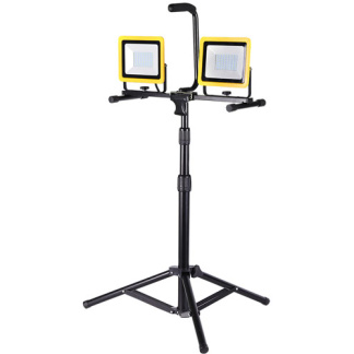 SHOPRO L002825 Dual LED Work Lights with 4' Tripod Stand 9000 Lumens