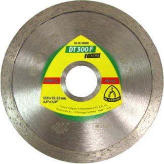 Klingspor 325357 DT 300 F diamond cutting blades - 4-1/2 x 1/16 x 7/8