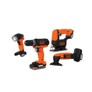 Black+decker BD4KITCDCMSL 4-Tool Combo Kit