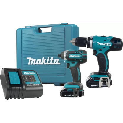 Makita cordless drill and online impact driver set