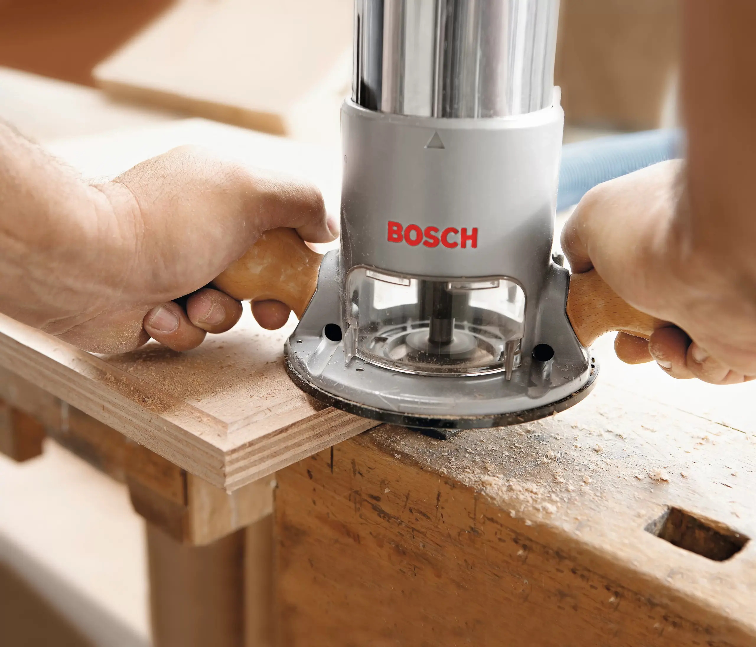 Bosch 1617 Corded 2HP Fixed Base Router 120V 11A Adam s Tarp