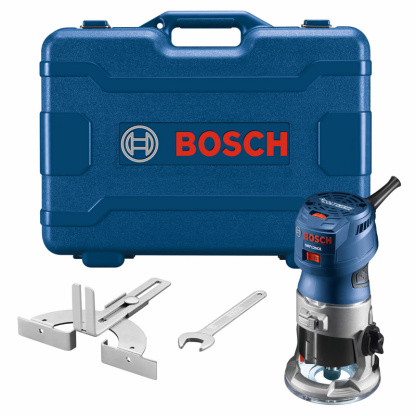 Bosch GKF125CEK Corded 1 1 4 HP Colt Variable Speed Palm Router Kit 120V 7A