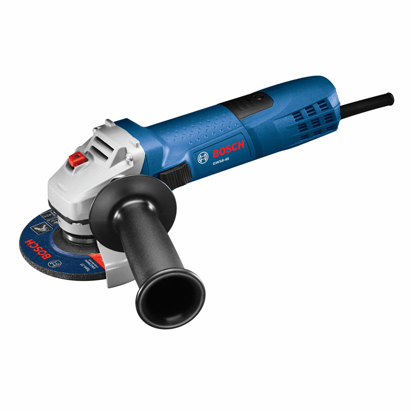 Bosch GWS8 45 Corded 4 1 2 Slim Angle Grinder Lock On Slide