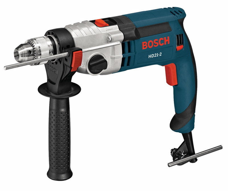 Bosch HD21 2 Corded 2 Speed 1 2 Hammer Drill Keyed 3 Jaw Chuck