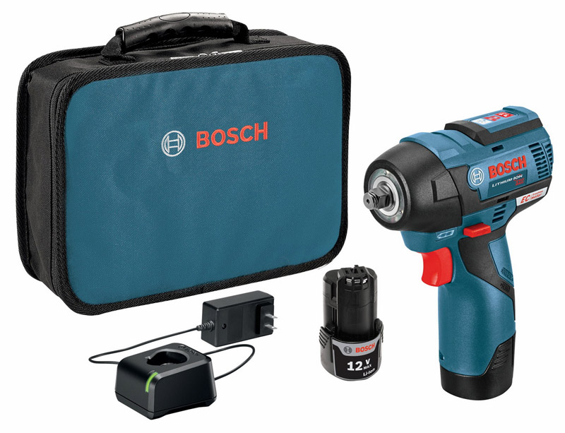 Bosch PS82 02 Cordless 12V Max EC Brushless 3 8 Impact Wrench Kit