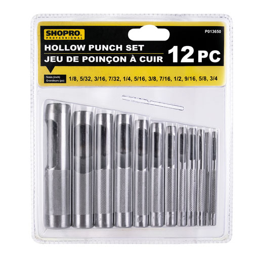 9 pc Hollow Punch Set