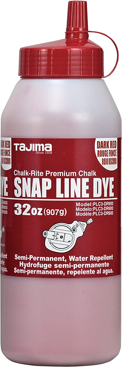 Tajima PLC3-DR900 907G / 32oz Dark Red Snap Line Dye