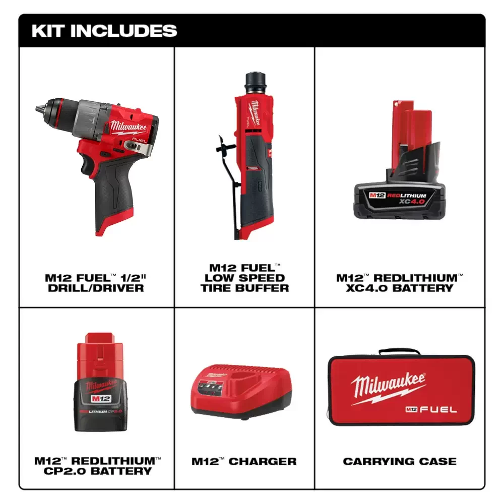 Milwaukee 2459 22 M12 FUEL 12 Volt Lithium Ion Brushless Cordless