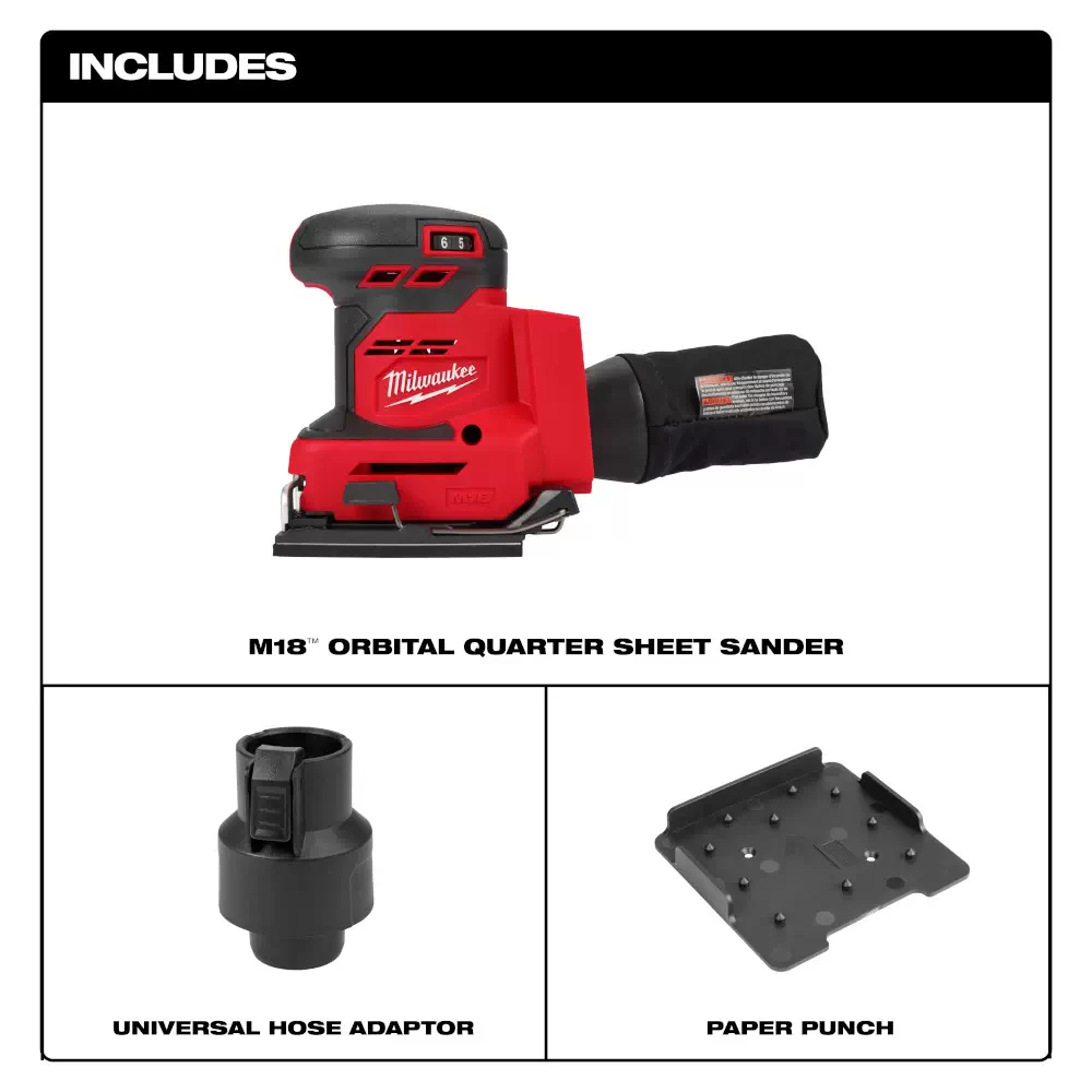 Milwaukee 18v palm deals sander