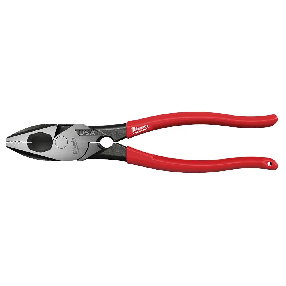 Milwaukee MT500T 9″ Lineman's Dipped Grip Pliers w/ Thread Cleaner