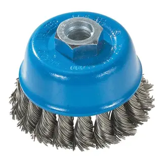 Milwaukee Tool 3-inch Hyperwire Knot Wire Cup Brush in Stainless