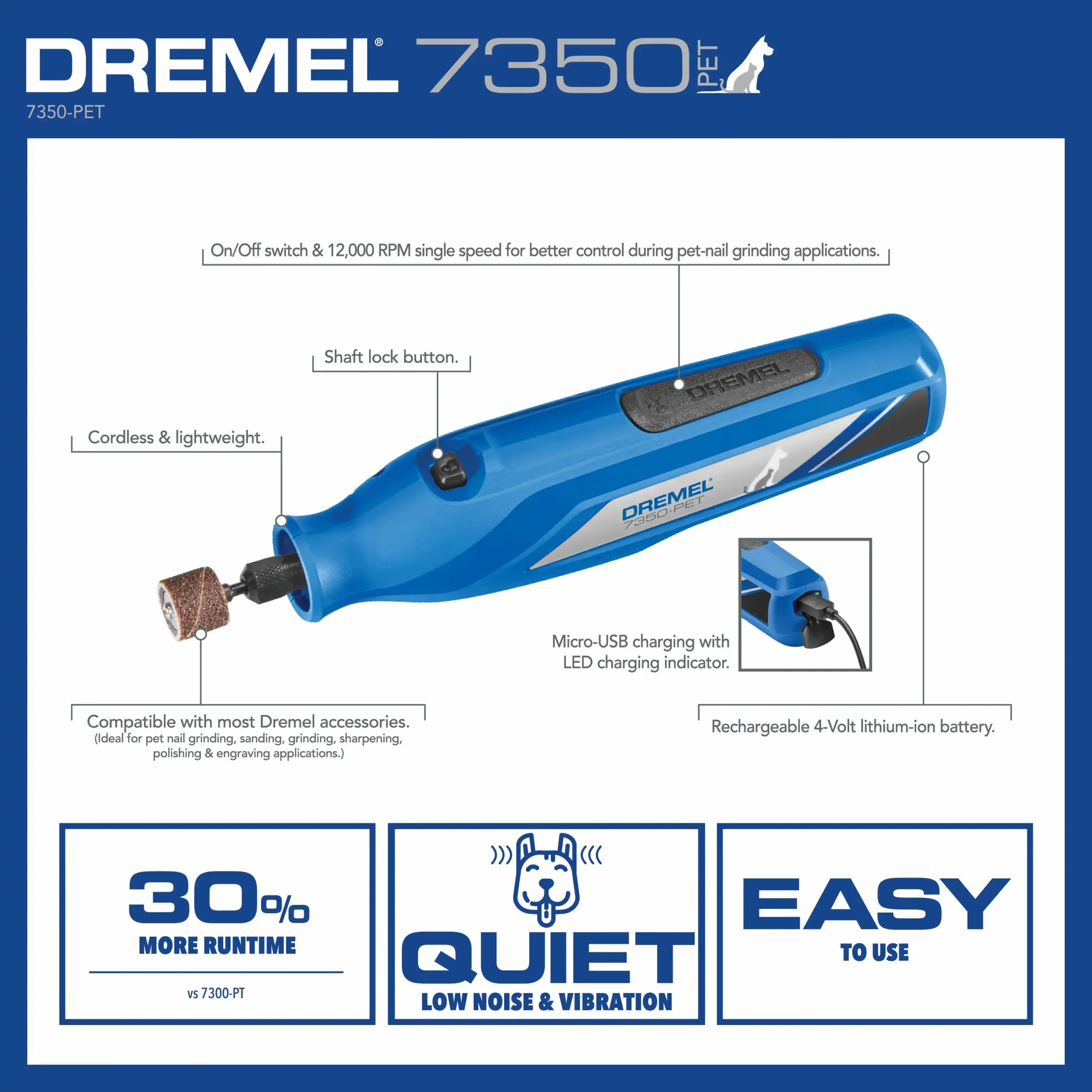 Dremel HSGP-01 Cordless Glue Pen