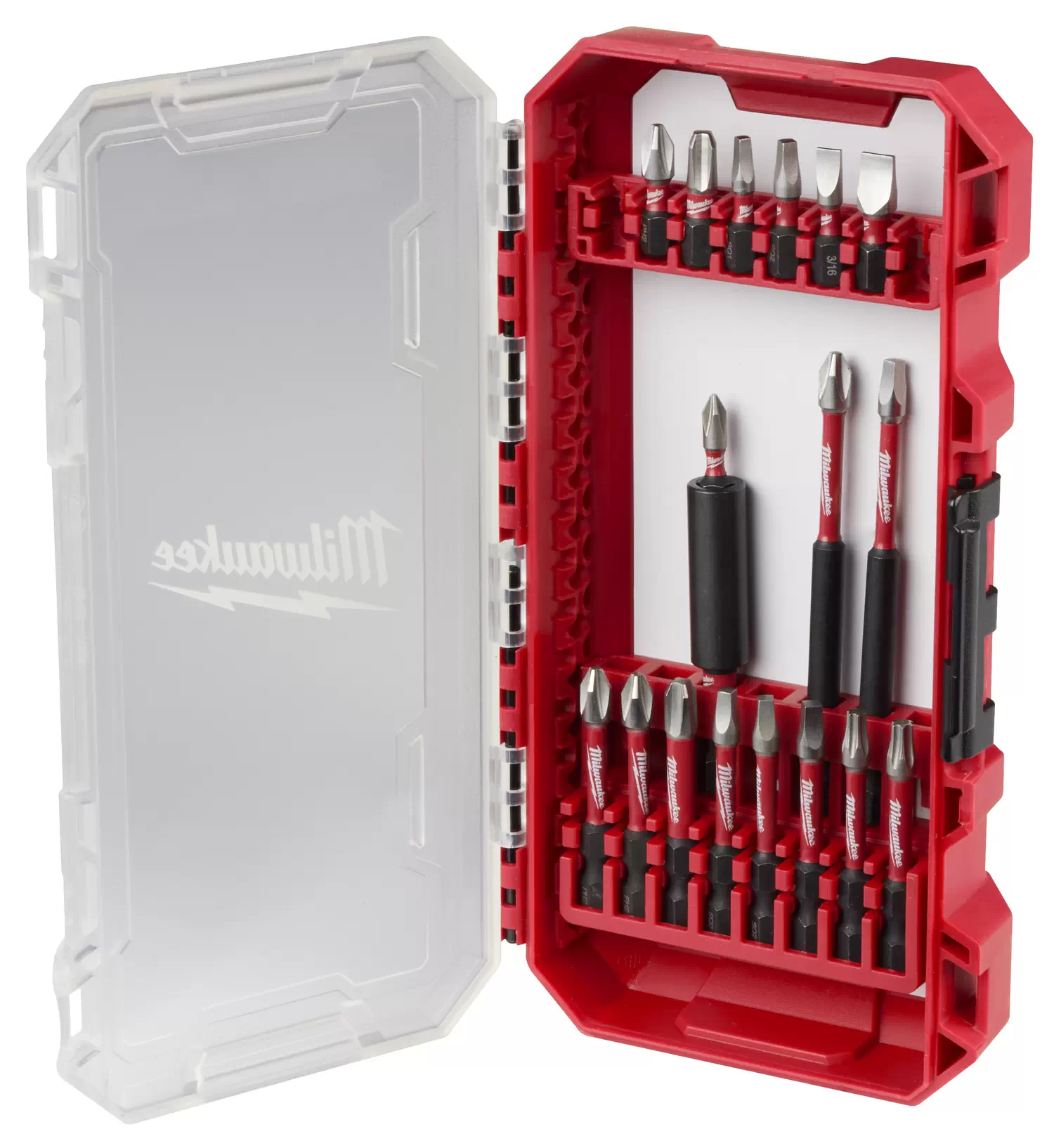 Milwaukee SHOCKWAVE Impact Duty Driver Bit Automotive Set - 124PC,  (48-32-4034)