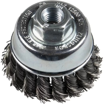 Klingspor 381996 BT 600 Z 2-3/4" X 5/8"-11 Knotted Wire Cup Brush