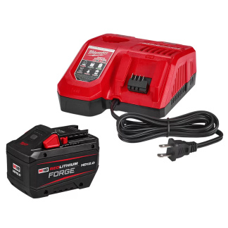 Milwaukee 48-59-1300 M18 Redlithium Forge Hd12.0 Starter Kit With Rapid 