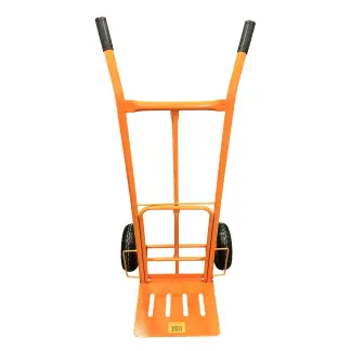 Centrix 70306 Orange Twin Handle Hand Truck with 19" Pneumatic Tires