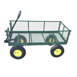 Centrix 70309 Green All-Terrain Graded Steel Utility Cart