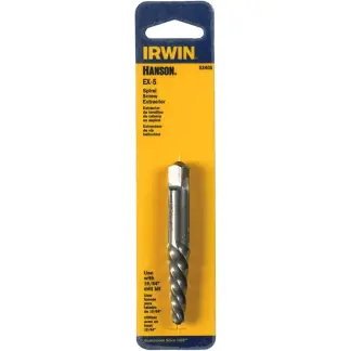 Irwin 53405 Hanson EX-5 Spiral Flute Screw Extractor